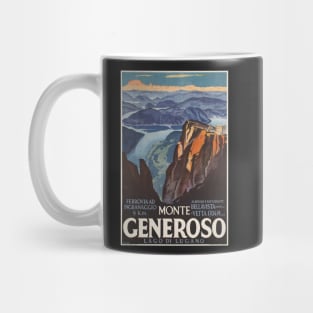 Monte Generoso, Travel Poster Mug